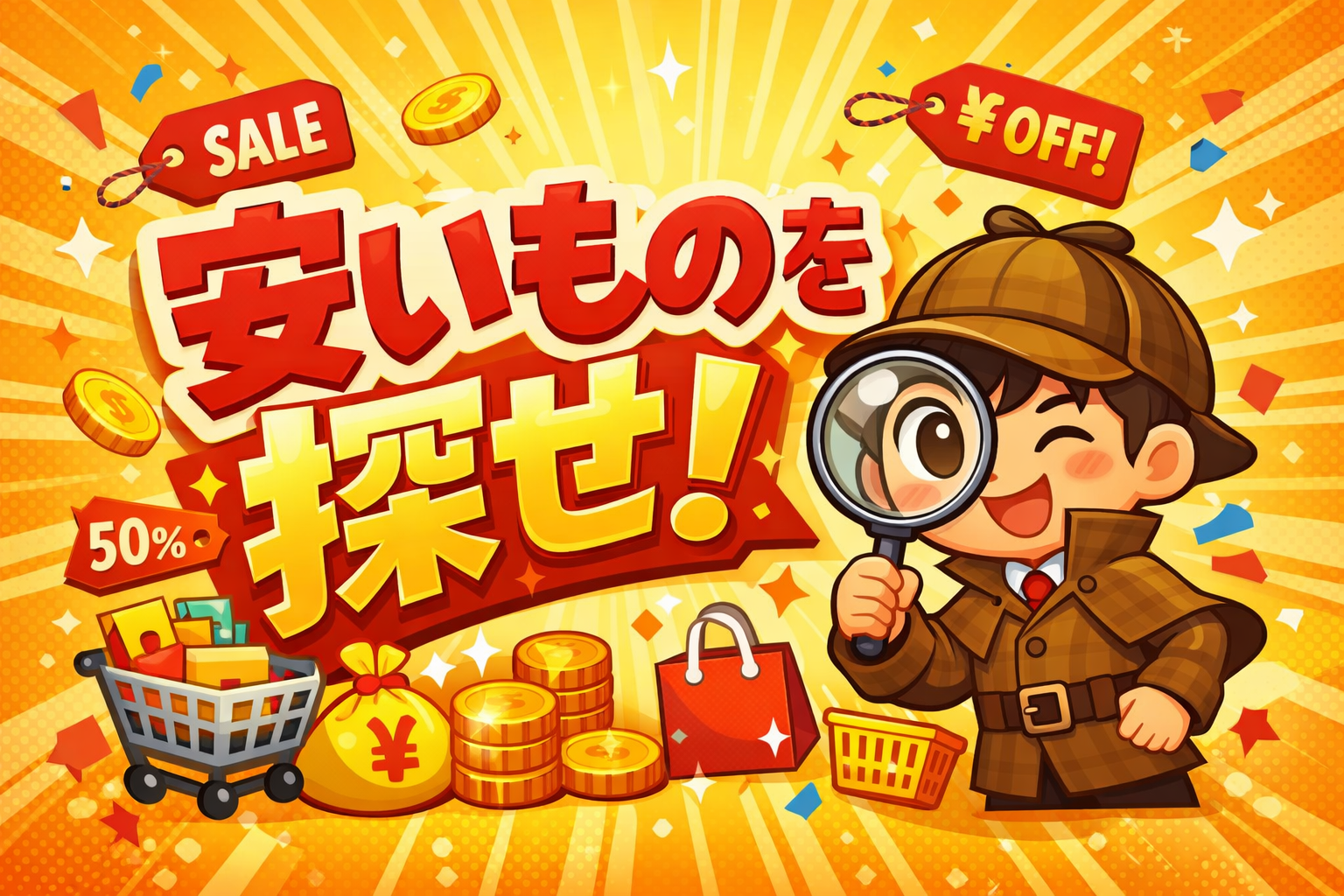 安いものを探せ！